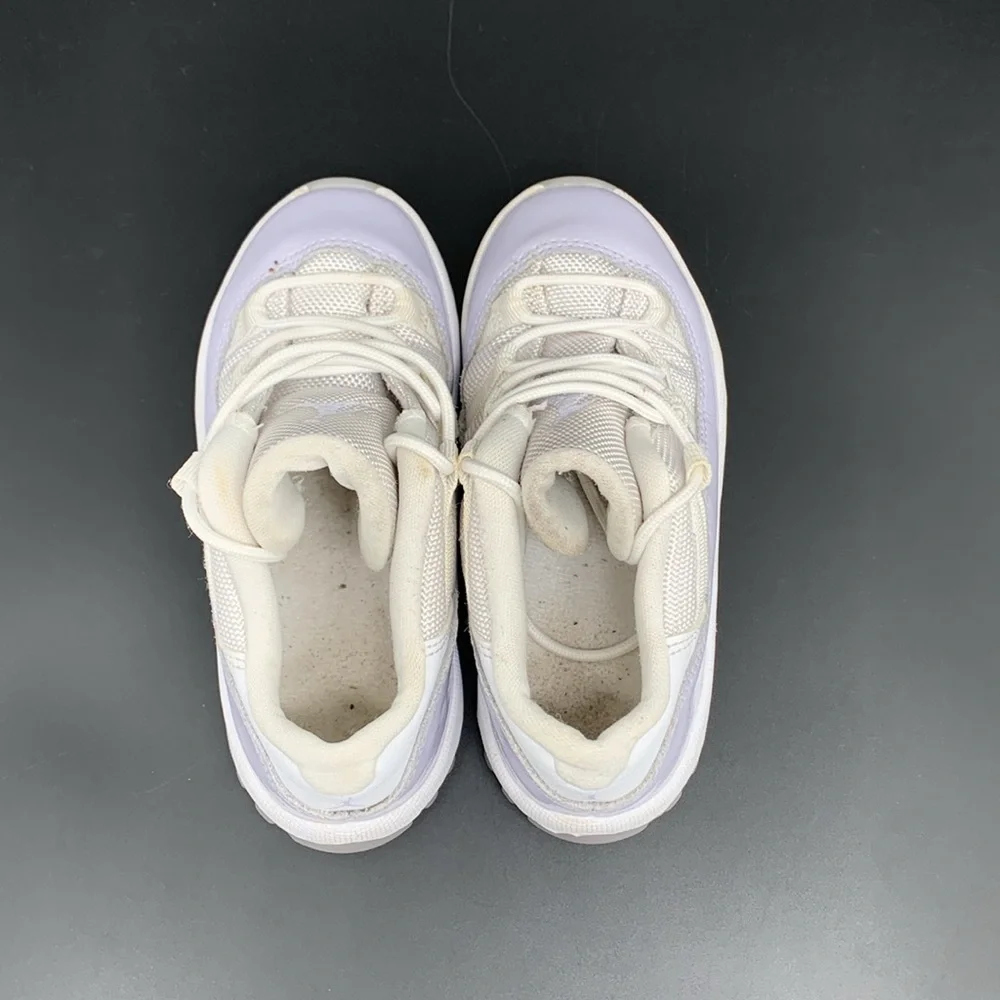 Jordan 11 Retro Low Pure Violet Shoes 645107-101‎ Toddler Sz 9C EU 26